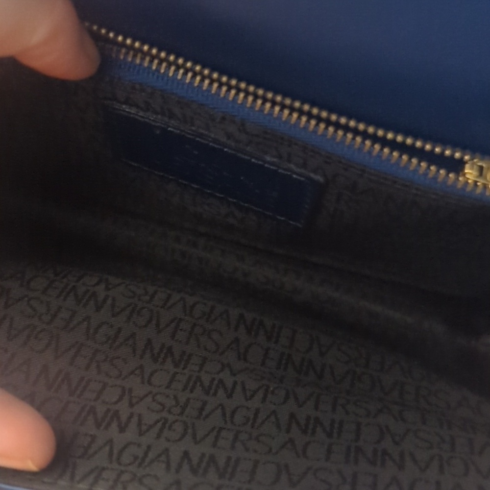 Versace Starburst Clutch Leather Gold Medusa .SALE PRICE.FINAL - Picture 11 of 13